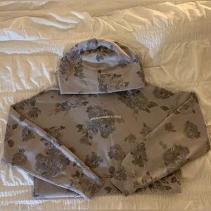Abercrombie & Fitch Fleece Rose Hoodie